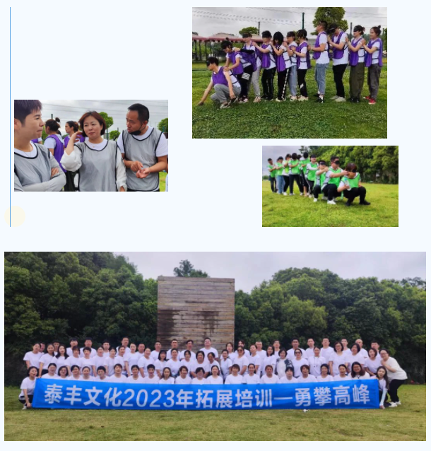 九游app：勇攀高峰——泰丰文化2023年员工拓展培训活动圆满结束(图8)